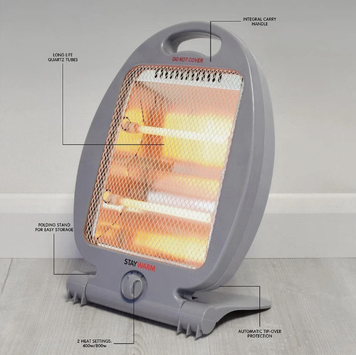 Quartz halogen electric heater - electric,