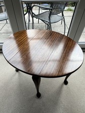 Antique Drop Leaf Gate Leg Mahogany Table