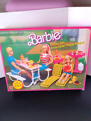 Vintage barbie picnic playset - picnic,