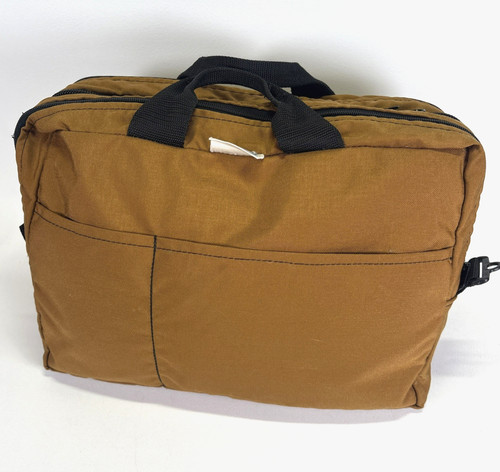 Vintage canvas briefcase - vintage,