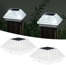 8 x Solar Post Cap Lights