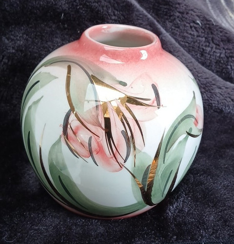Hand painted floral - floral, ceramic