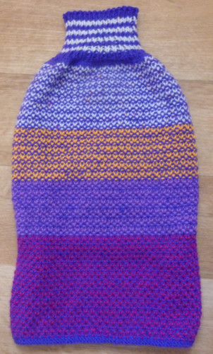 Hand knitted dog jumper - dog,