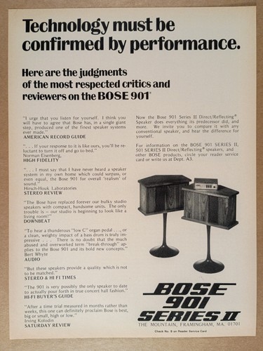 1974 bose 901 series - 901,