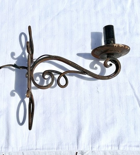 Antique wrought iron wall - wrought,
