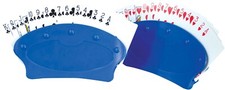 Playing Card Holder Hands Free Holds 15 Cards Disability Aid Set of 2 Poker