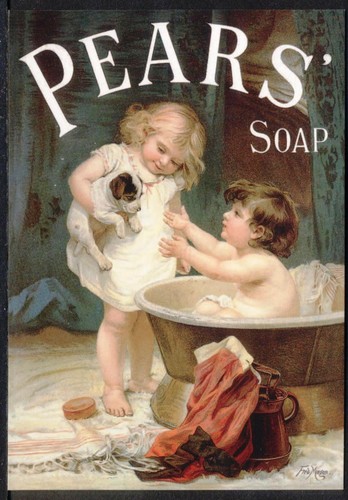 Modern postcard bathtime for - modern,