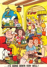 BAMFORTH COMIC POSTCARD PUB