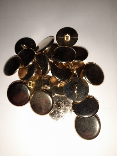 Round metal polished blazer - metal,