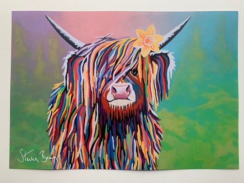 Steven brown signed art - steven,