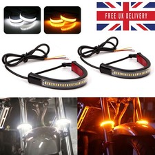 Amber Motorcycle LED Flush