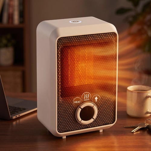 Portable electric fan heater - electric,