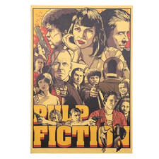 Pulp Fiction Movie Poster New Quentin Tarantino Film Artwork Japan