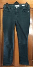 Mantaray Denim (Debenhams) Grey/Green Brighton Skinny Jeans - Size 10 Short