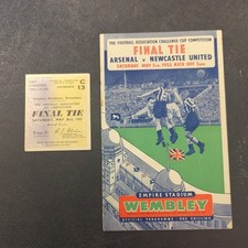 FA CUP FINAL PROGRAMME 1952