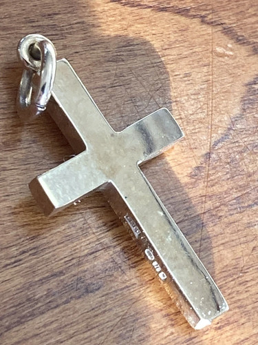 Solid 9ct gold cross crucifix - solid, cross,