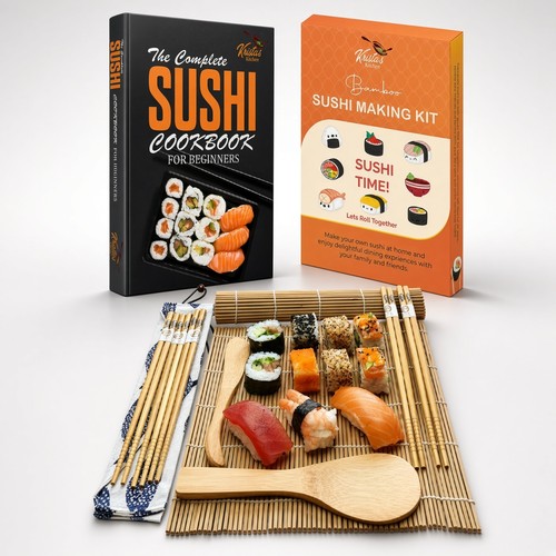 Sushi making kit bamboo - making, roller
