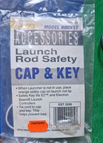 Estes model rocket launch rod - model,