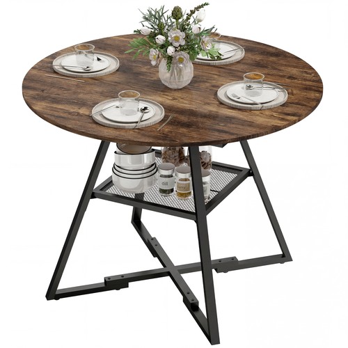 Homcom round dining table - homcom,