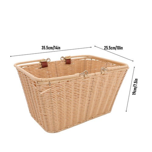 Bike basket wicker - bike, pp