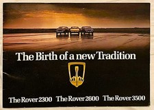Rover SD1 range brochure c1978