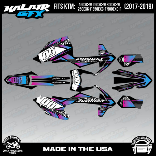 Graphics kit for ktm - for,