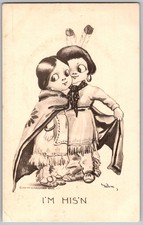 Antique Postcard I'm His'n