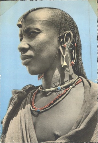 Vintage masai warrior - masai, woman