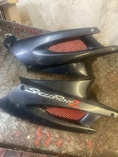 peugeot speedfight 2 pair of nice carbon effect side panels one lug missing 