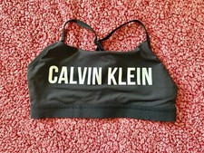 Calvin Klein Women’s Black Sports Bra Size Small UK