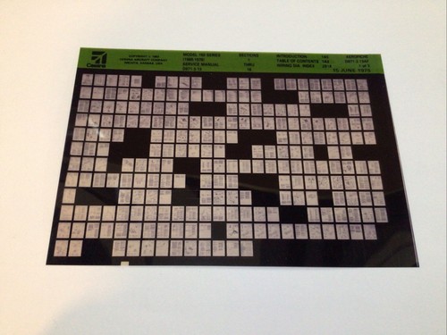 Used microfiche cessna model - cessna,
