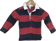 Jasper Conran (Junior J) Rugby Jumper Boys Age 3-4 Years Red/ Navy Striped  