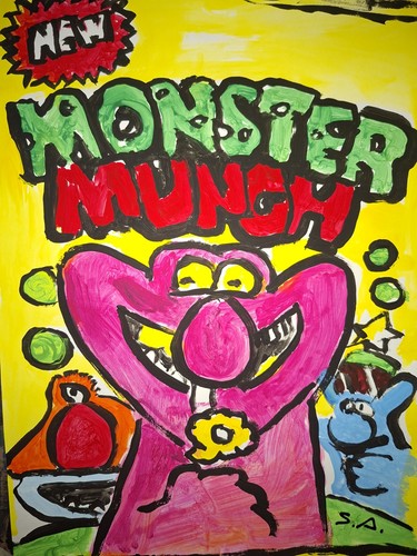 Urban pop art monster munch - urban,