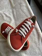 Camper Pau Rambla Red Canvas Women Shoes UK6 EU39