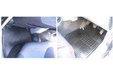Mitsubishi L200 Warrior 2006 On Rubber Car Floor Mats Set Custom Moulded