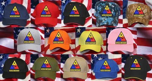 Army 6th armored - us, hat