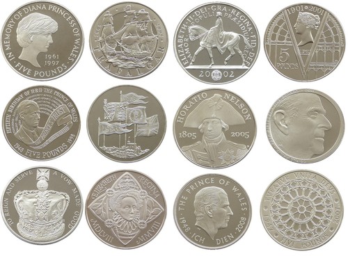Royal mint proof five pound - royal,