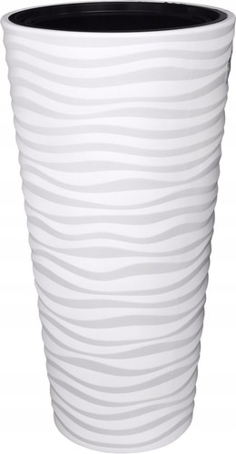 Round tall plant pot - round,