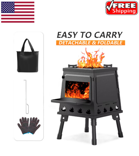 Wood burning camp stove - wood,