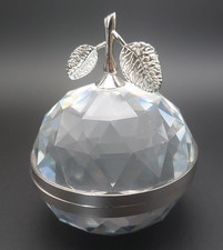 SWAROVSKI CRYSTAL PHOTO FRAME – APPLE RHODIUM KING (1976 - 1988) - 010217 -UnBox