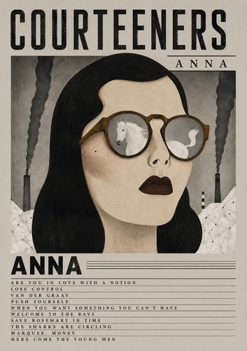 Courteeners anna music print - courteeners,