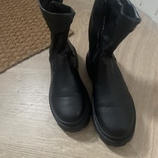 ladies mid block heel chunky