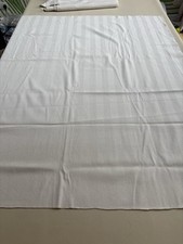 Ian Mankin Plantation Herringbone Fabric Col Natural  142cm X 153cm