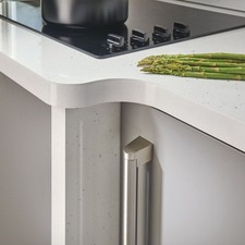 Nebula White Sparkle Square Edge Laminate Kitchen Worktop 22mm