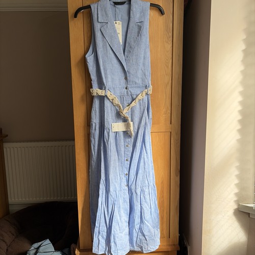 Zara medium blue dress - zara,