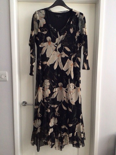 Chesca black floral - , long