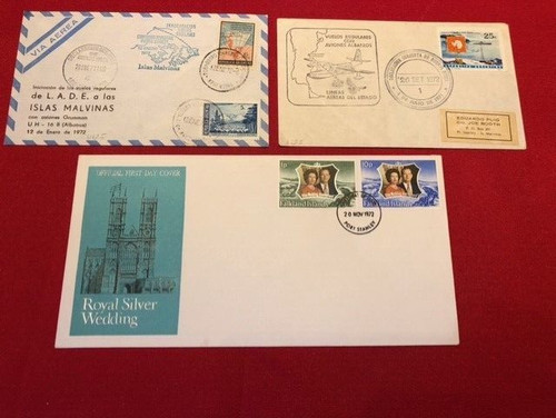 1972 falkland islands fdc - 1972, x
