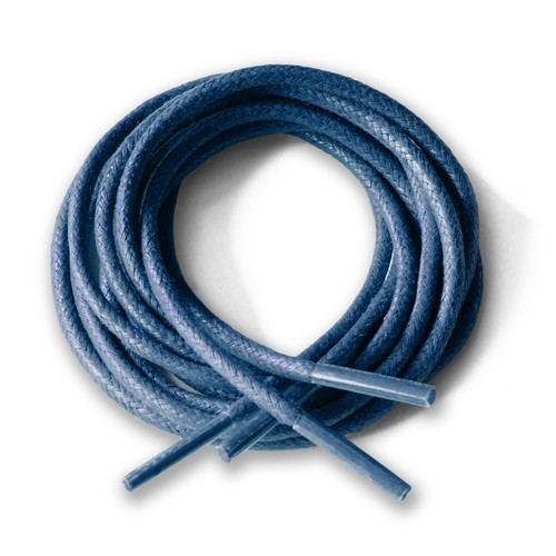 Waxed cotton shoelaces - waxed,