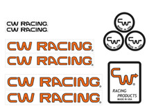 Racing decal set orange - decal,