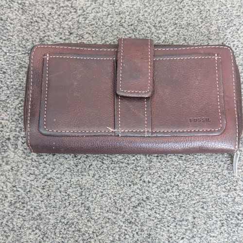 Fossil brown leather women - brown,